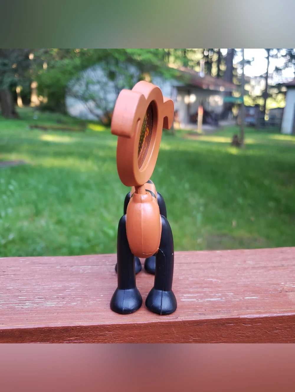 Vintage CBS Designs 1998 Flexo Buddies Bendable Photo Frame - Pooch 'Dog'